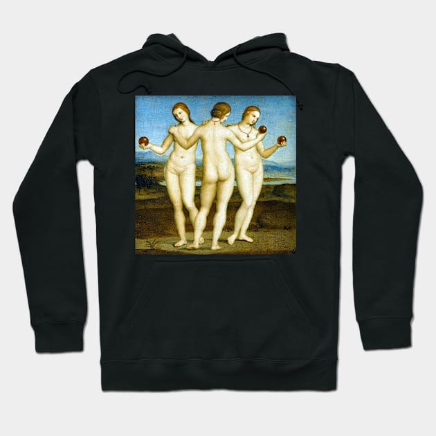 Raphael The Three Graces Hoodie by pdpress